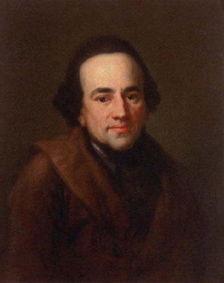 Anton Graff Portrait of Moses Mendelssohn oil painting image